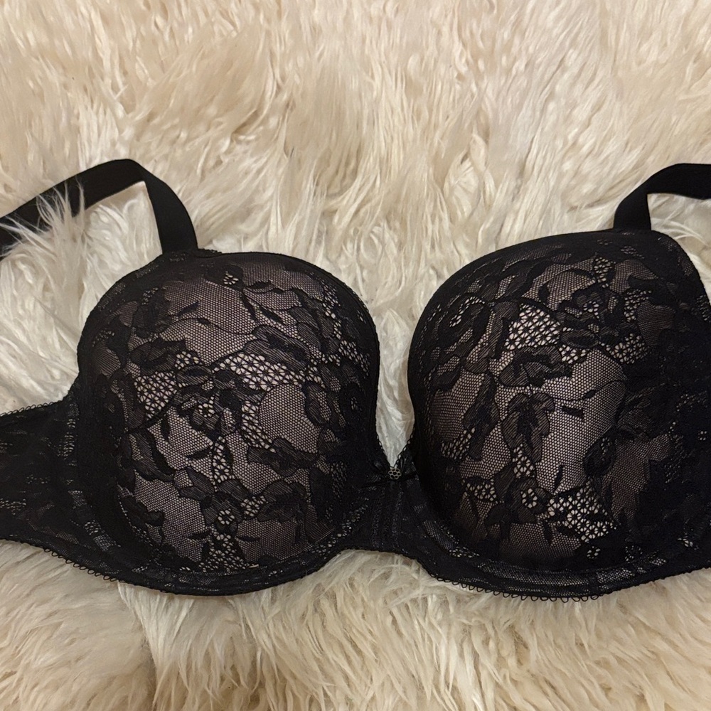 Wacoal Black Lace Contour Underwire Bra